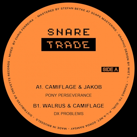 ( SNR 002 ) JAKOB, WALRUS & CAMIFLAGE - Snaretrade 002 ( 12" vinyl ) Snaretrade